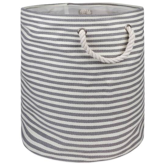 DII® 20" Pinstripe Woven Paper Storage Bin